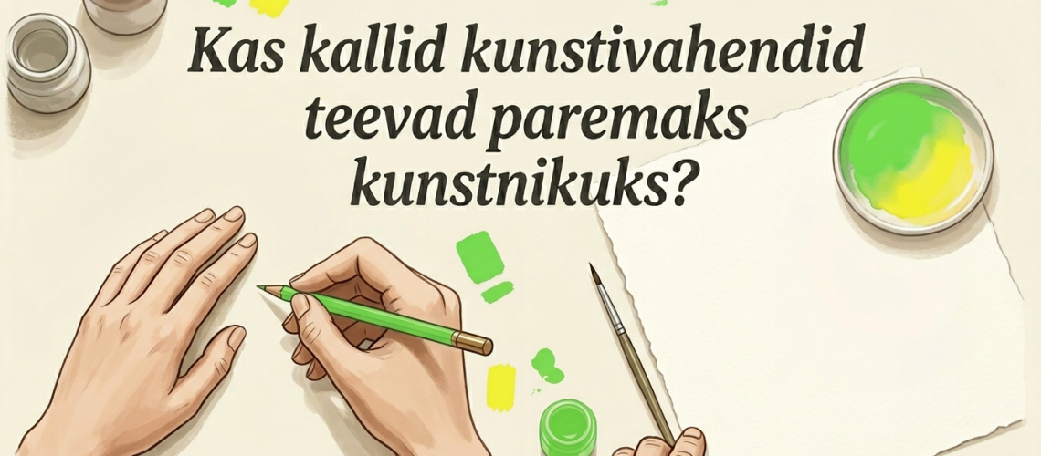 Kas kallid kunstivahendid teevad paremaks kunstnikuks?